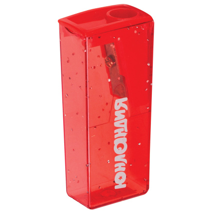 Точилка ЮНЛАНДИЯ "Космо", с контейнером, пластиковая, корпус ассорти, 228452 - Точилки ручные