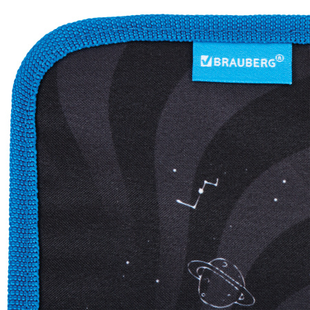Пенал BRAUBERG, 1 отделение, полиэстер, 21х14 см, "Moon", 270305 - Пеналы каркасные