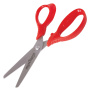 Ножницы ЮНЛАНДИЯ "ВЕТЕРОК", 130 мм, ассиметричные ручки, упаковка с подвесом, ассорти, 236979 - Ножницы детские