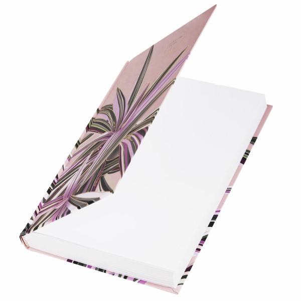 Ежедневник недатированный А5 (145х215 мм), ламинированная обложка с фольгой, 128 л., STAFF, "Tropical", 113520 - Ежедневники с твердой обложкой