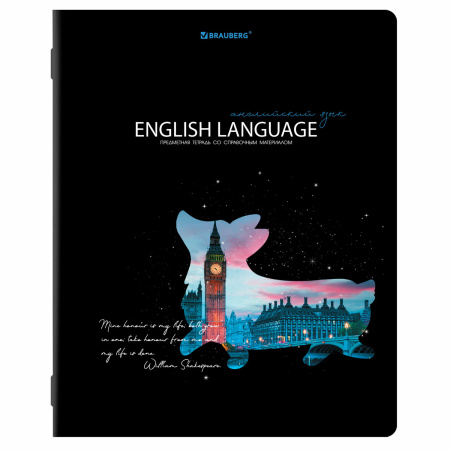 Тетради предметные, КОМПЛЕКТ 12 ПРЕДМЕТОВ, "СИЯНИЕ ЗНАНИЙ", 48 л., глянцевый УФ-лак, BRAUBERG, 404607 - Тетради предметные