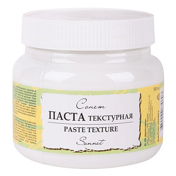 Текстурная паста для декоративно-прикладного творчества банка 500мл, Сонет