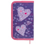 Пенал ПИФАГОР, 1 отделение, ламинированный картон, 19х11 см, "Fancy girl", 271003 - Пеналы каркасные