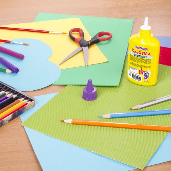 Клей ПВА ЮНЛАНДИЯ (бумага, картон, дерево), 125 г, 227382 - Клей ПВА