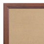 Рамка НЕБЬЮЩАЯСЯ 40х60 см, МДФ под дерево, багет 17 мм, мокко, акриловый экран, STAFF "Carven", 391223 - Рамки для дипломов, сертификатов, грамот, фотографий