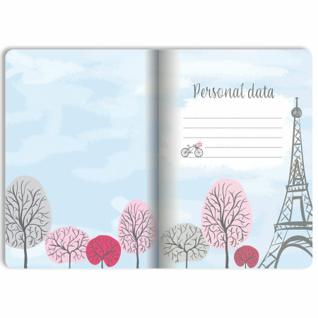 Тетрадь-скетчбук 40 л. обложка SoftTouch, бежевая бумага 70 г/м2, сшивка, А5 (147х210 мм), CHARM, BRAUBERG, 403804 - Тетради 40-48 листов