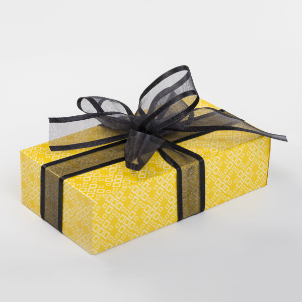 Лента органза с оторочкой ширина 25 мм, длина 23 м, черная, BRAUBERG, 591544 - Ленты для декора, рукоделия и упаковки подарков