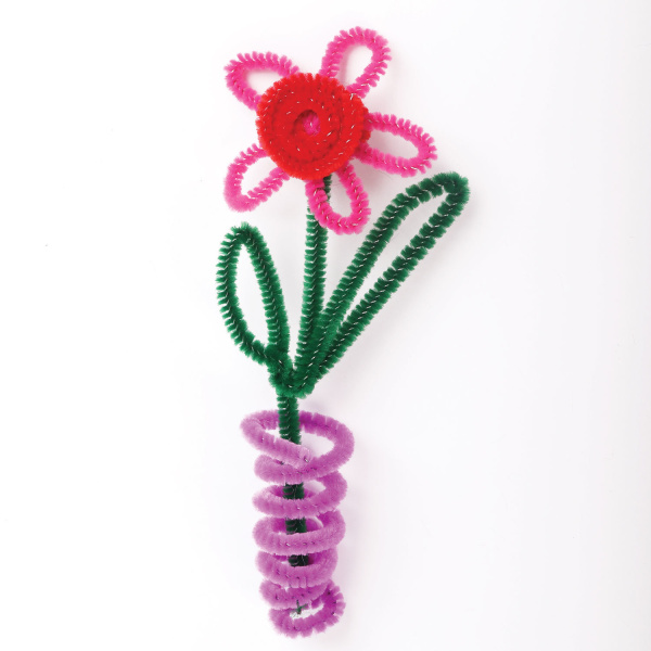 Проволока синельная для творчества "Пушистая", 6 цв., 30 шт., 0,3х30 см, ОСТРОВ СОКРОВИЩ, 661520 - Проволока синельная (пушистая)