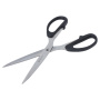 Ножницы BRAUBERG "Classic", 210 мм, чёрные, классической формы, 2-х сторонняя заточка, 230935 - Ножницы универсальные