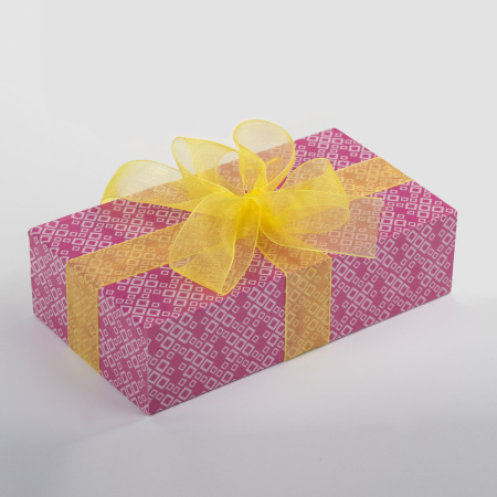 Лента органза ширина 25 мм, длина 30 м, желтая, BRAUBERG, 591537 - Ленты для декора, рукоделия и упаковки подарков