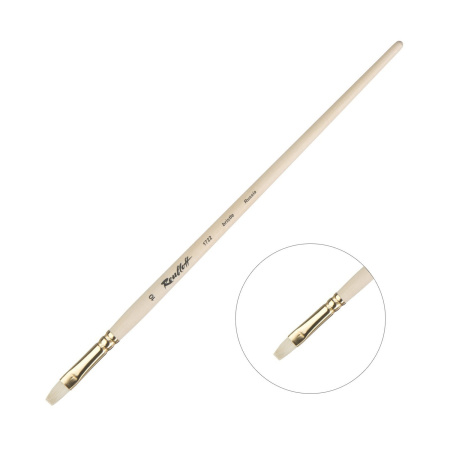 Кисть Roubloff щетина плоская укороченная №10 серия 1722