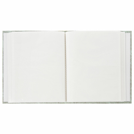 Фотоальбом BRAUBERG "Папоротник" на 200 фото 10х15 см, твердая обложка, термосварка, 391171 - Фотоальбомы