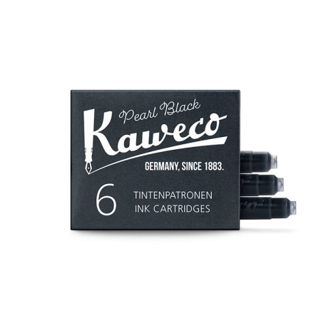 Набор картриджей KAWECO 6шт жемчужно-черный
