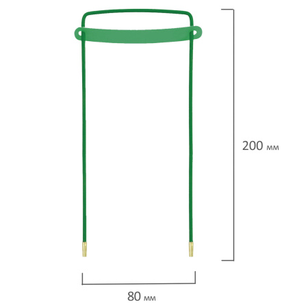 Механизмы для скоросшивания металло-пластиковые, КОМПЛЕКТ 10 шт., 80х200 мм, STAFF, 228475 - Механизмы для скоросшивания