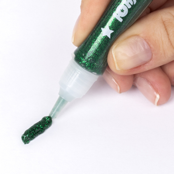 Гель с блестками ЮНЛАНДИЯ, для декора, поделок, DIY, творчества, оформления, 16 цветов ассорти по 10,5 мл, блистер, 662255 - Гель, гель-клей, краска для декорирования