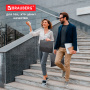 Папка-портфель пластиковая BRAUBERG "Energy" А4 (330х256х32 мм), 7 отделений, черная, 221204 - Портфели пластиковые