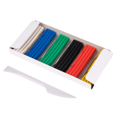Пластилин классический BRAUBERG KIDS, 6 цветов, 120 г, стек, ВЫСШЕЕ КАЧЕСТВО, 106435 - Пластилин