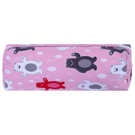 Пенал-косметичка ПИФАГОР, мягкий, "BEAR", прямоугольный, 20х7х4 см, 229266 - Пеналы мягкие