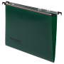Подвесные папки А4 (350х245 мм), до 80 листов, КОМПЛЕКТ 5 шт., пластик, зеленые, BRAUBERG (Италия), 231799 - Подвесные папки А4