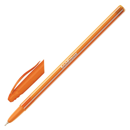 Ручка шариковая ERICH KRAUSE "Cocktail", СИНЯЯ, корпус ассорти, узел 0,6 мм, линия письма 0,32 мм, 33518 - Ручки шариковые неавтоматические