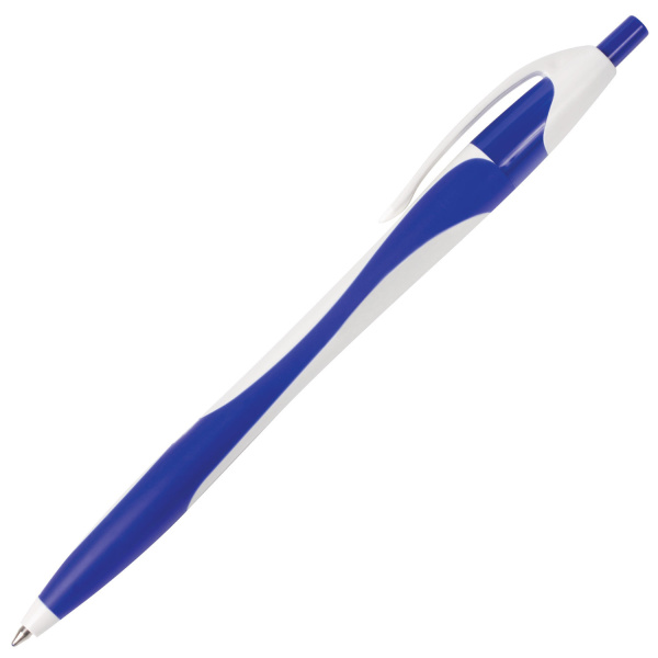 Ручка шариковая автоматическая BRAUBERG "Caribbean", СИНЯЯ, корпус ассорти, узел 0,7 мм, линия письма 0,35 мм, 141159 - Ручки шариковые автоматические