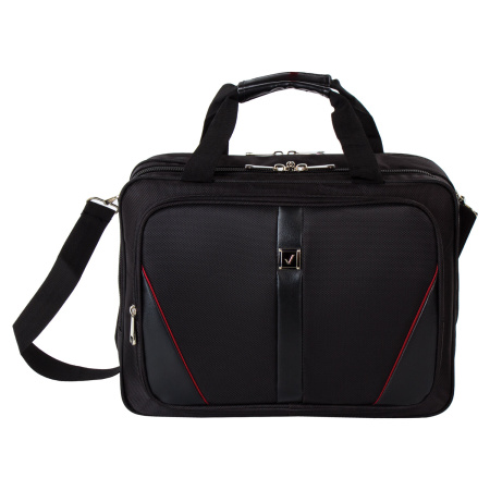 Сумка-портфель BRAUBERG с отделением для ноутбука 15-16", "Business", 2 отделения, черная, 41х32х15 см, 240389 - Сумки деловые с отделением для ноутбука и планшета