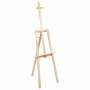 Мольберт напольный из липы "Лира", 67х162х48 см, высота холста до 100 см, BRAUBERG ART DEBUT, 192337 - Мольберты
