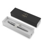 Ручка шариковая PARKER "Jotter Core Stainless Steel CT", корпус серебристый, детали хром, синяя, 1953170 - Ручки шариковые подарочные