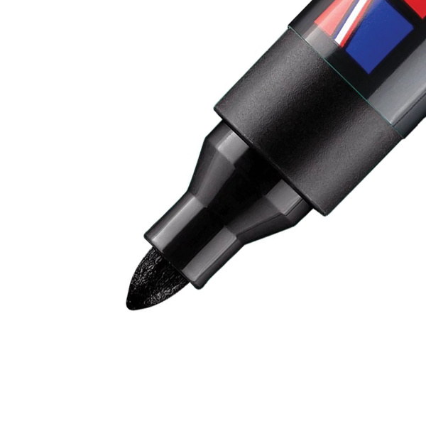 Маркер перманентный (нестираемый) EDDING "300", ЧЕРНЫЙ, круглый наконечник, 1,5-3 мм, E-300/1 - Маркеры перманентные