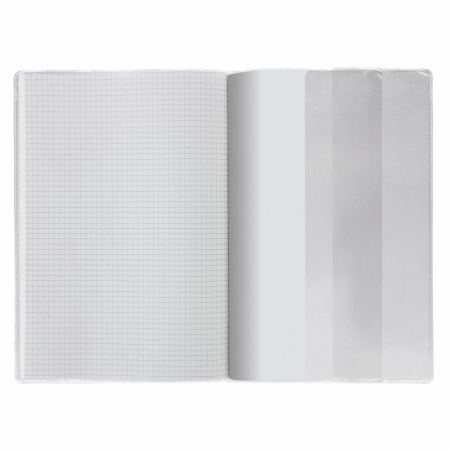 Обложка ПВХ 295х560 мм для учебников, тетрадей А4, контурных карт, атласов, ПИФАГОР, универсальная, 100 мкм, 229336 - Обложки для книг, тетрадей и журналов