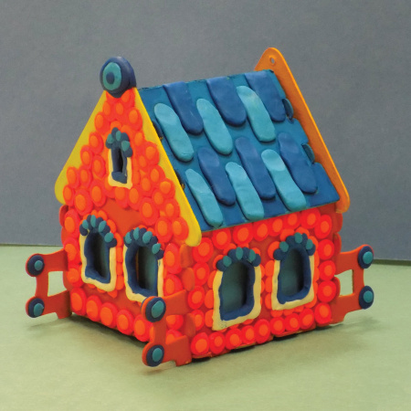 Пластилин JOVI (Испания), набор, 8 цветов, 200 г, 12 форм, 3 стека, скалка, пластиковый чемодан, 230 - Пластилин