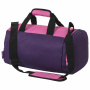 Сумка спортивная ЮНЛАНДИЯ с отделением для обуви, 40х22х20 см, фиолетовый/розовый, 270094 - Сумки для внешкольных занятий