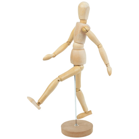 Манекен человека художественный BRAUBERG ART CLASSIC, женский, дерево, высота 51 см., 191292 - Манекены