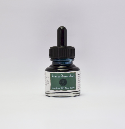 Sennelier Тушь, 30 мл, зеленый темный