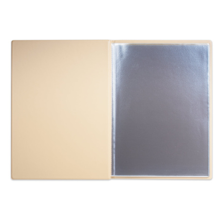 Папка "Меню" на трех винтах, с 10 файлами, 220х320 мм, бежевая, "ДПС", 2273.М-105 - Папки для кафе и ресторанов