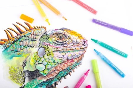 Маркер акриловый 2 мм, красный Сонет - Акриловые маркеры