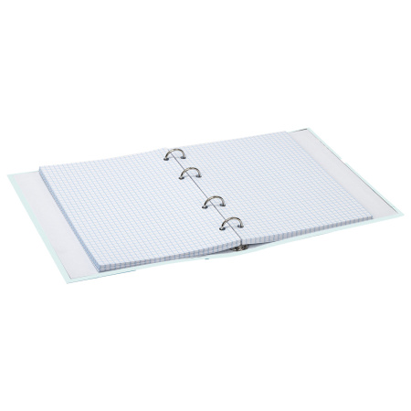 Тетрадь на кольцах А5 (165х215 мм), 120 листов, твердый картон, клетка, BRAUBERG, Discover, 404085 - Тетради на кольцах и сменные блоки к ним