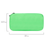 Пенал-косметичка BRAUBERG, 1 отделение, органайзер, полиэстер, 22x11,5x6 см, зеленый, 270844 - Пеналы мягкие