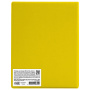 Тетрадь на кольцах А5 (180х220 мм), 80 листов, обложка ПВХ, клетка, BRAUBERG, желтый, 403912 - Тетради на кольцах и сменные блоки к ним