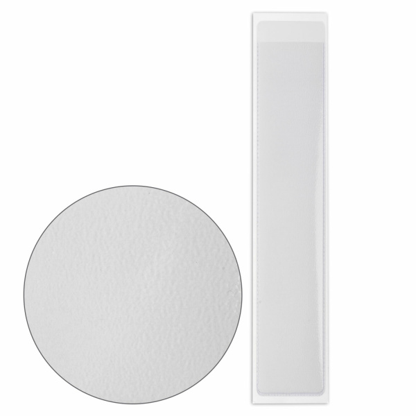 Карманы самоклеящиеся на корешок папки 50 мм (191х35 мм), КОМПЛЕКТ 5 шт., BRAUBERG, 224073 - Карманы самоклеящиеся для папок