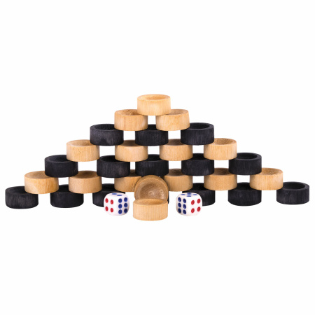 Шахматы, шашки, нарды (3 в 1), деревянные, большая доска 40х40 см, ЗОЛОТАЯ СКАЗКА, 664671 - Настольные игры