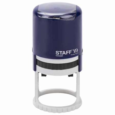 Печать самонаборная STAFF, 2 круга, оттиск D=40, "Printer 8020", КАССА В КОМПЛЕКТЕ, 237439 - Печати круглые самонаборные