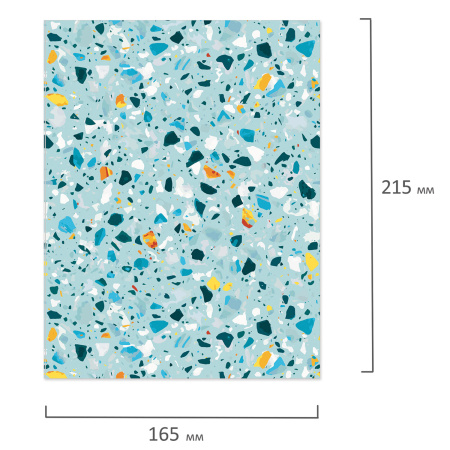 Тетрадь на кольцах А5 (165х215 мм), 120 листов, твердый картон, клетка, BRAUBERG, Абстракция, 404077 - Тетради на кольцах и сменные блоки к ним