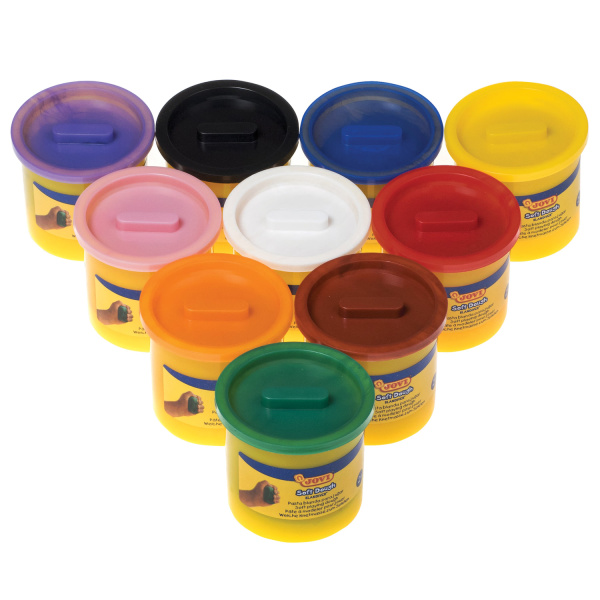 Пластилин на растительной основе JOVI (Испания), 10 цветов, 1100 г, Blandiver, 410S - Пластилин