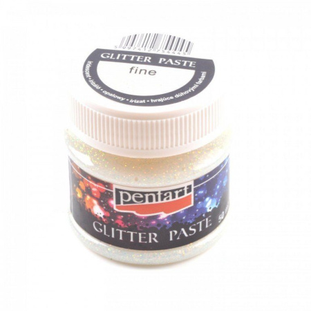 Pentart Паста с блёстками, мелкое зерно, 50 мл, иридисцентный