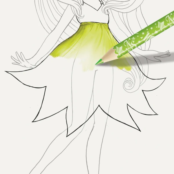 Серия Petulia: Набор для раскрашивания для девочек "Персиковый скетчбук" - Наборы для рисования