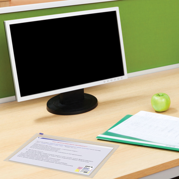 Папка-конверт на молнии А4 (230х333 мм), прозрачная, 0,12 мм, STAFF, 224979 - Папки-конверты на молнии