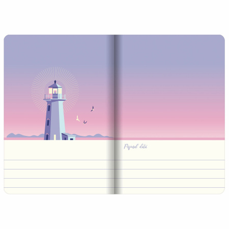 Тетради 40 л. в линию обложка SoftTouch, НАБОР 3 шт., бежевая бумага 70 г/м2, сшивка, А5 (147х210 мм), ПУТЕШЕСТВИЕ, BRAUBERG, 403799 - Тетради 40-48 листов