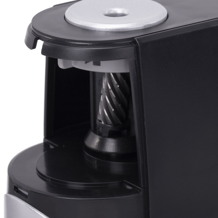 Точилка электрическая BRAUBERG ONE фреза с автостопом, 4 батарейки AA/USB (под адаптер), 270577 - Точилки электрические