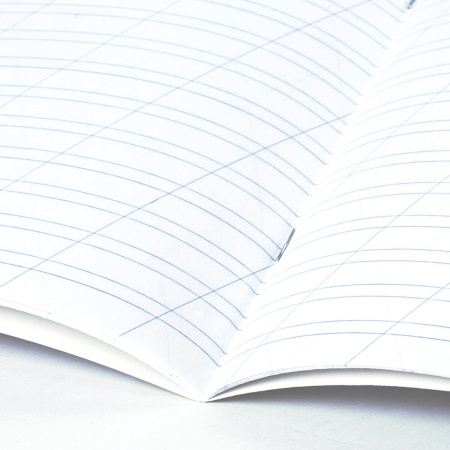 Тетрадь 12 л. BRAUBERG ЭКО "5-КА", косая линия, обложка плотная мелованная бумага, ЗЕЛЕНАЯ, 1 шт, 104762 - Тетради 12-24 листов